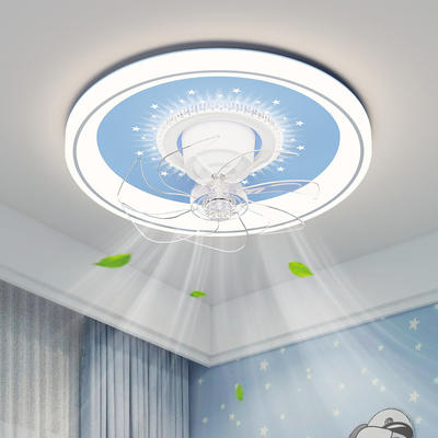 现代简约卧室吸顶风扇灯