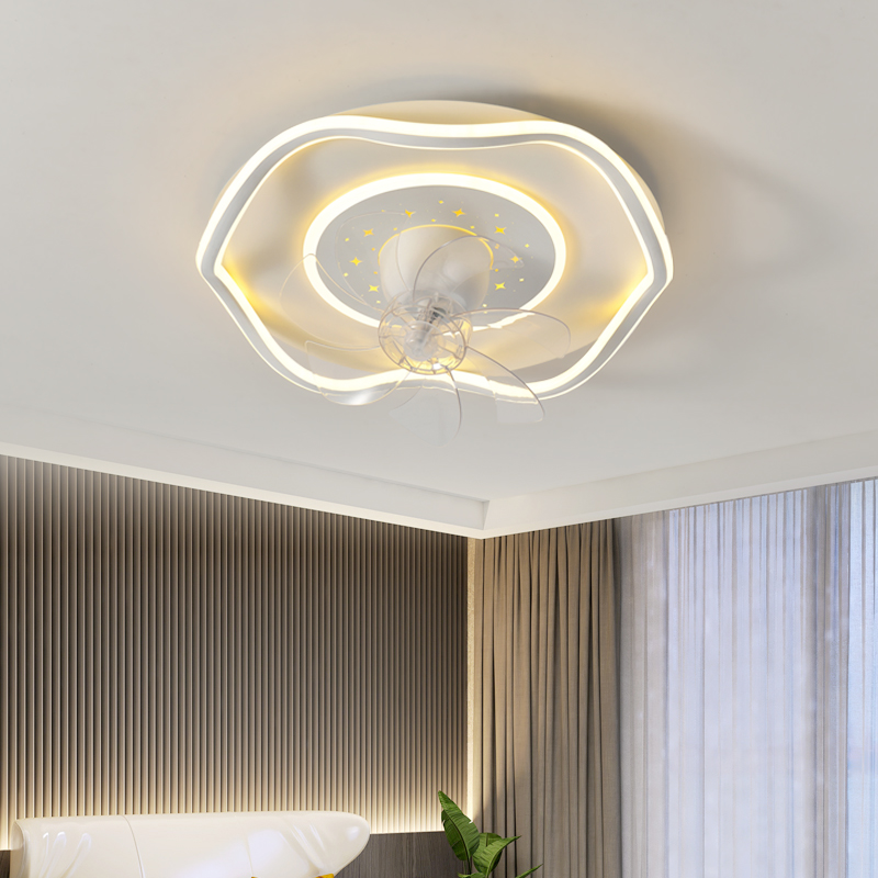 现代简约卧室书房风扇灯