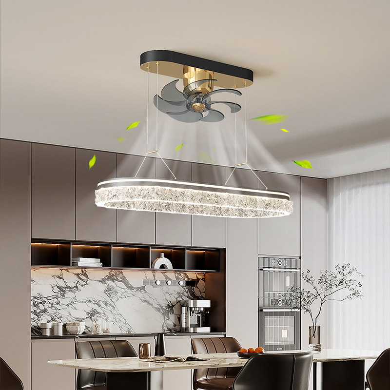 餐厅风扇灯现代简约餐桌吧台灯