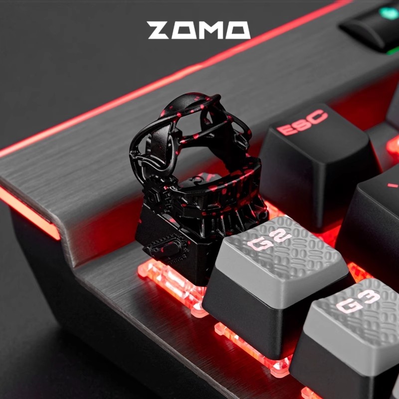zomo原创设计电锯金属键盘键帽