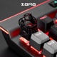 ZOMO原创设计电锯刑具微手办拼图金属CNC个性 透光机械键盘键帽
