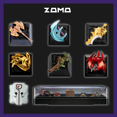 ZOMO&DOTA2原创设计金属透光键帽