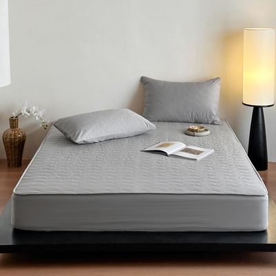 全棉防水隔尿床笠夹棉床垫保护套