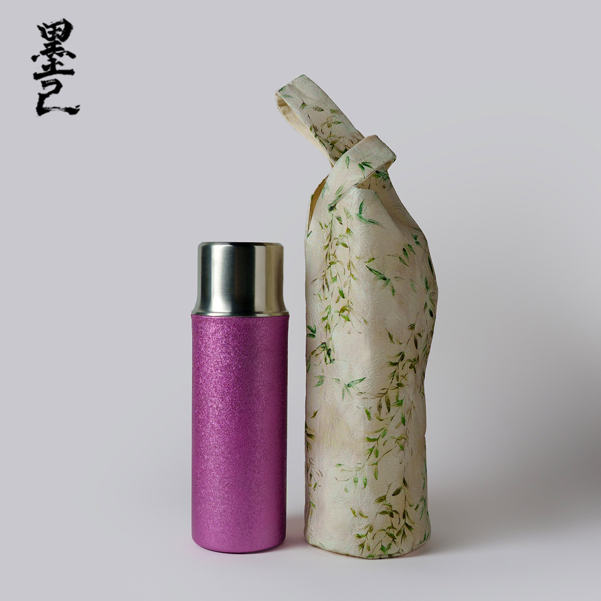 墨己不锈钢磁吸盖保温杯家用中式焖茶壶纯钛水杯大容量便携车载杯
