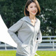 UPF50 防紫外线锦纶女大帽檐防晒衣户外透气遮阳轻薄外套