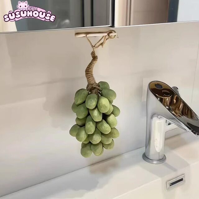 葡萄香皂仿真手工家用沐浴香薰皂浴室装饰趣味洗漱摆件结婚伴手礼