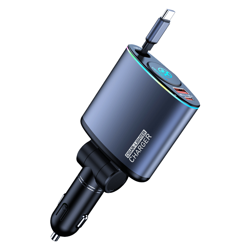 适用启辰车载充电器大V星D60/T60/T90/R50 点烟器转换插头USB快充