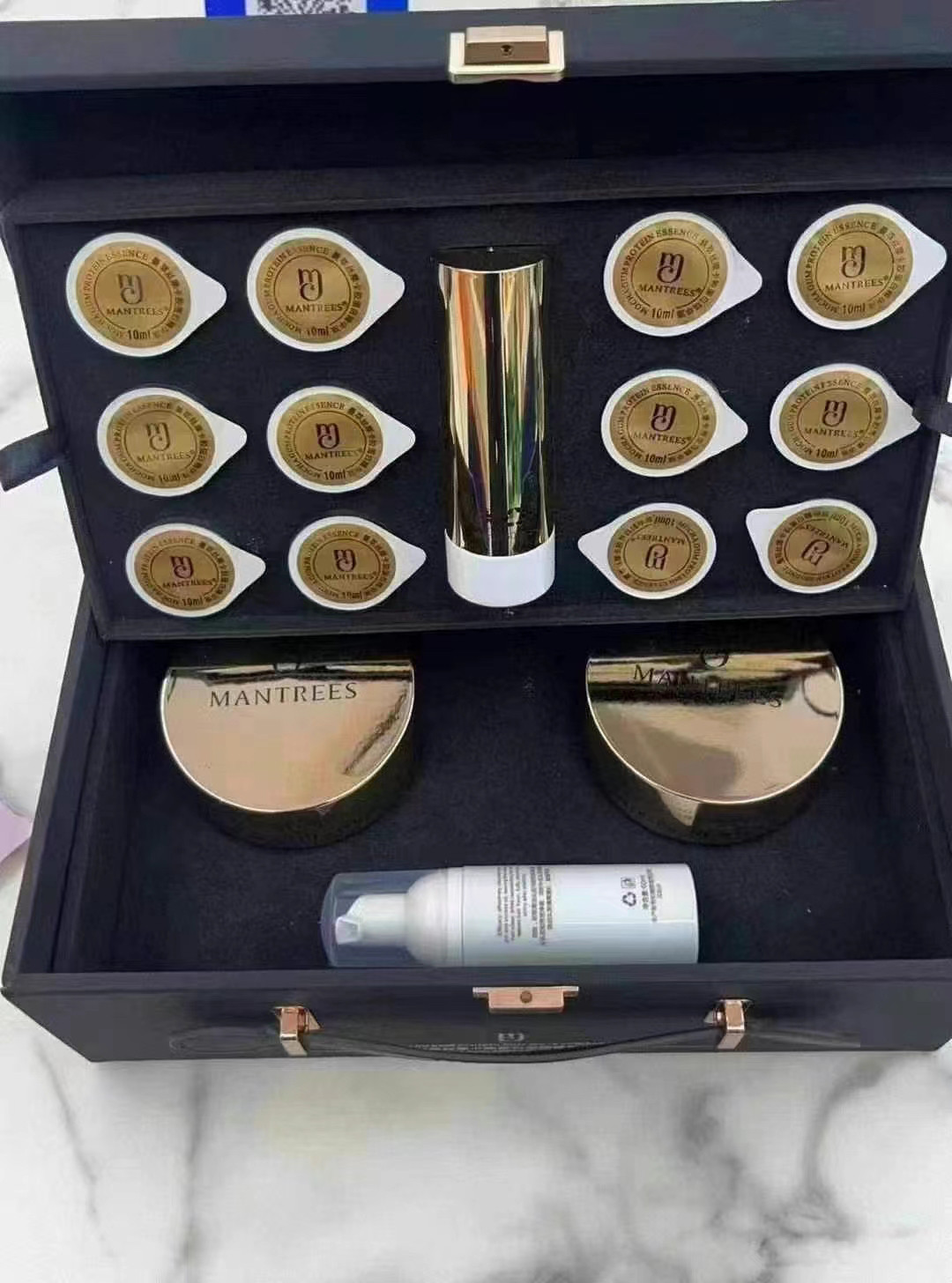 正品曼萃丝摩卡胶蛋白焕能精华修护发膜改善干枯毛躁营养补水顺滑