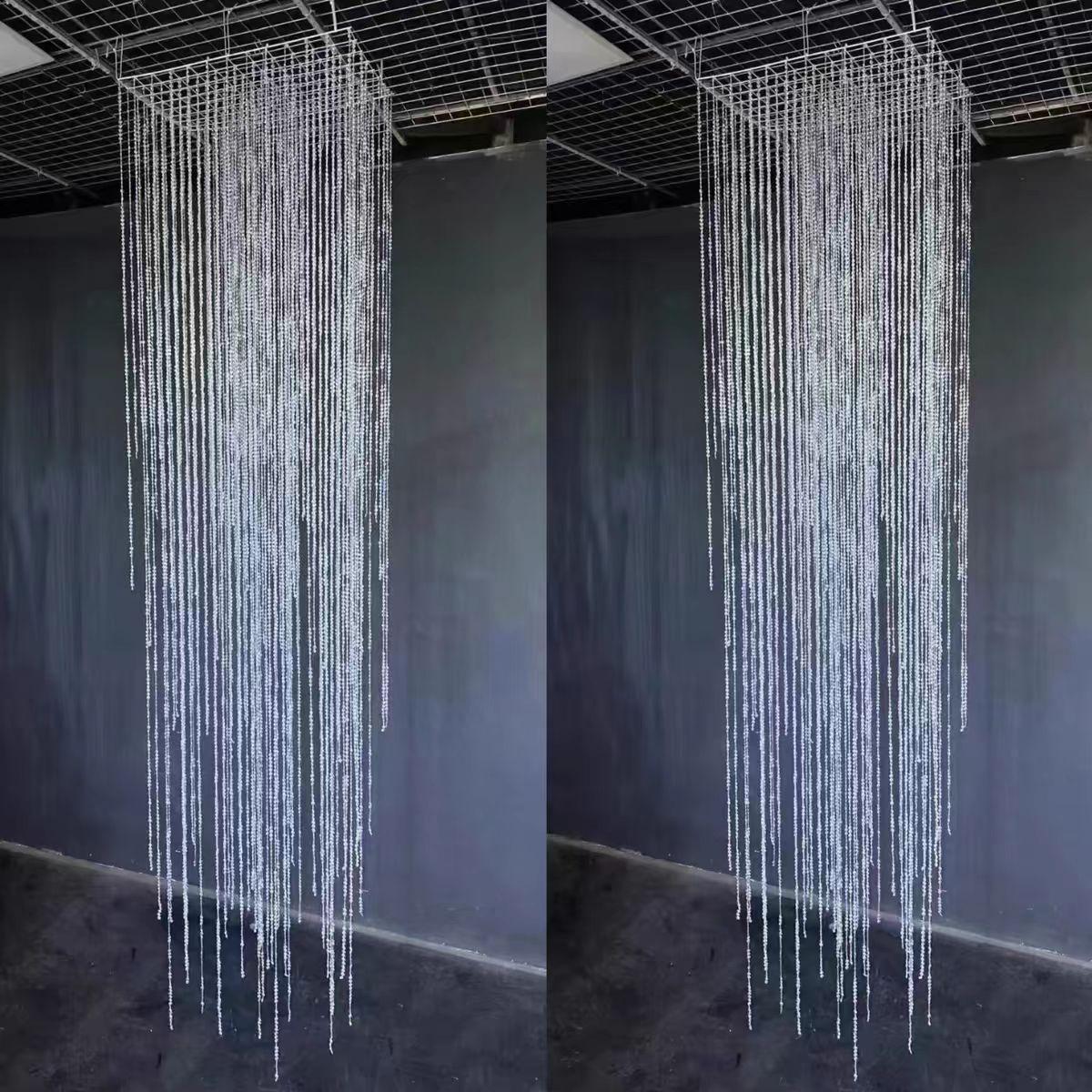 亚克力珠帘新款婚庆飞碟珠链