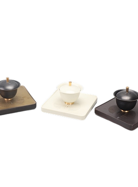 陶瓷新中式茶室茶具摆件