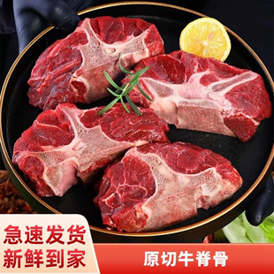 牛脊骨带肉牛骨头 20斤 新鲜多肉牛蝎子 原切满肉牛脖骨 牛脖骨