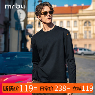 宽松撞色纯棉上衣秋冬设计感KT15672断码 男款 T恤衫 MrBu布先生长袖