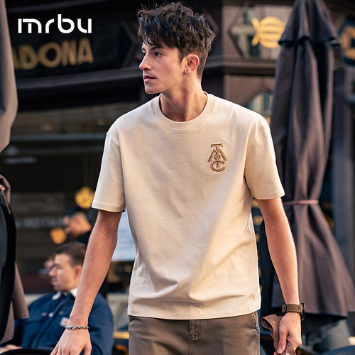 MrBu布先生新款刺绣设计时尚短袖