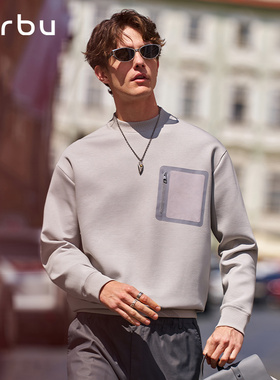 MrBu布先生热胆卫衣廓形版长袖男新款机能风秋冬加厚保暖KT16612