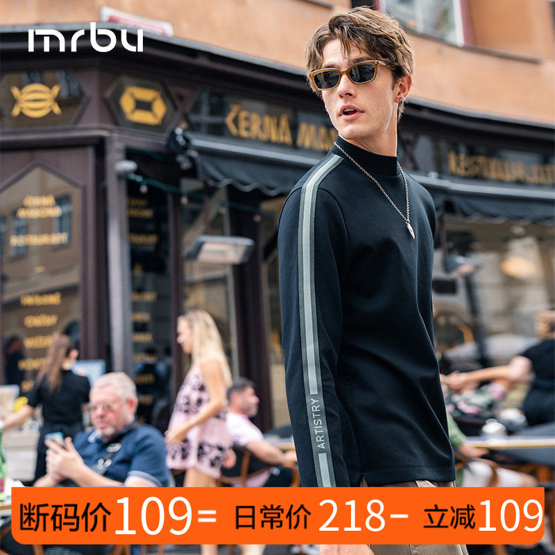 MrBu布先生热胆长袖男款加厚打底T恤衫小高领秋冬上衣KT15768断码,男装,T恤,淘宝优惠券,粉丝福利购,淘宝优惠卷