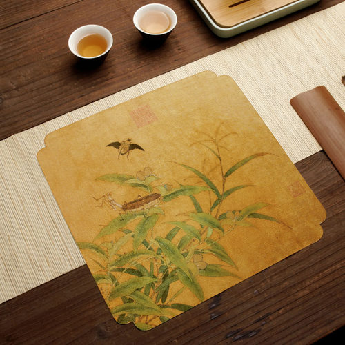 以发麂皮绒茶巾茶布功夫茶具配件