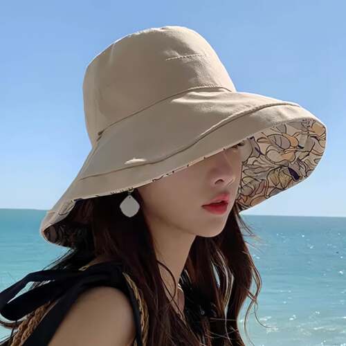 渔夫帽女大帽遮阳帽2026新款帽子夏季遮阳帽女款抗UV防晒帽
