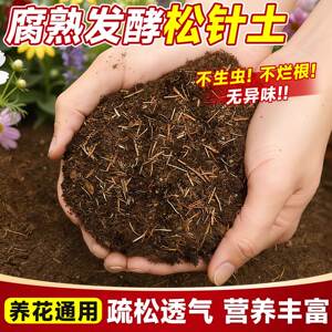 松针腐殖土天然腐叶腐熟纯君子兰花多肉泥炭营养土养花通用专用土