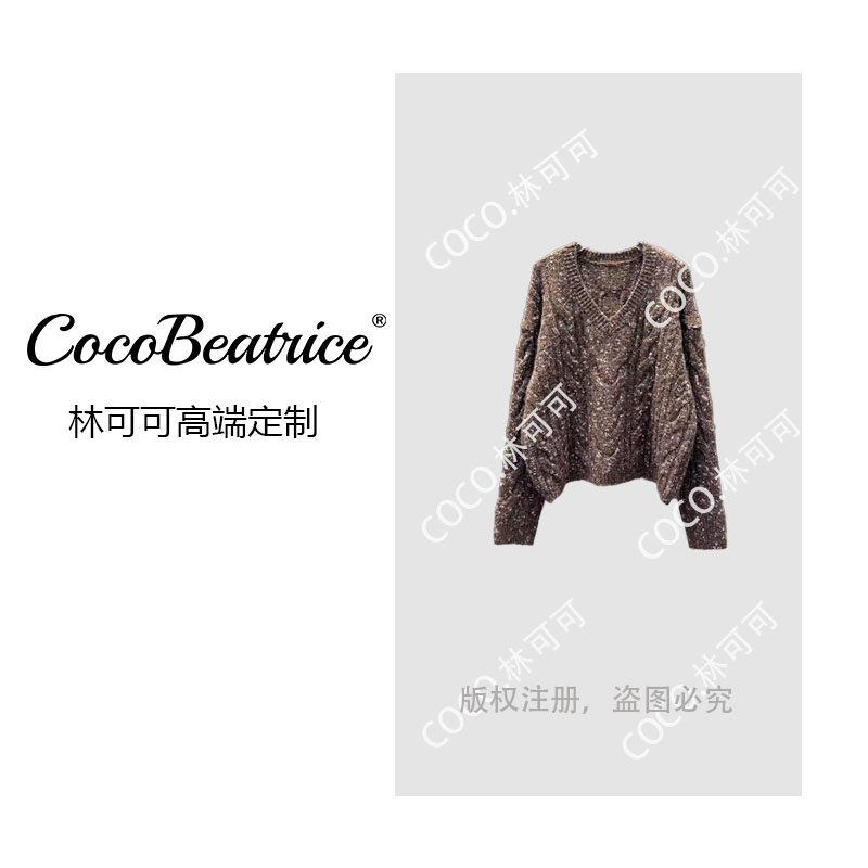 【COCO林可可】高级感轻奢休闲百搭上衣 81656