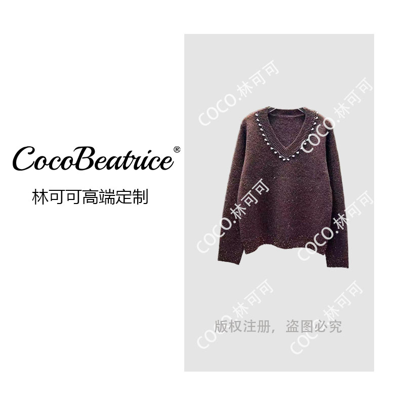 【COCO林可可】高级感轻奢休闲百搭上衣 81677