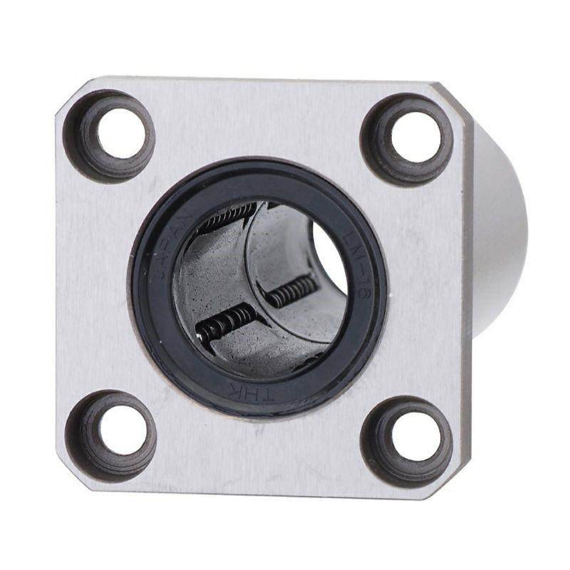 LMK方法兰底座直线轴承圆柱导向轴光轴导套滑动轴套衬套加长LUU