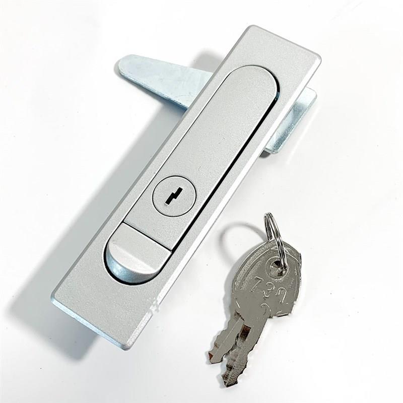 海坦柜锁MS504-1-2 平面锁 电柜箱 开关柜门锁 MS730-1-2配电箱锁