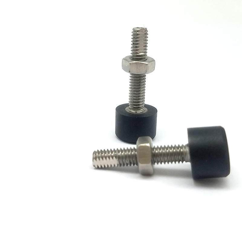 缓冲螺丝TDD01-M3/4/5/6/8/10-L15 20 30 40UNST带低弹性橡胶缓冲