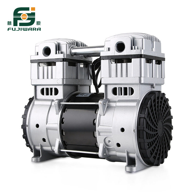 藤原真空泵大流量实验室抽气泵220v直流48v 工业级无油真空泵v550