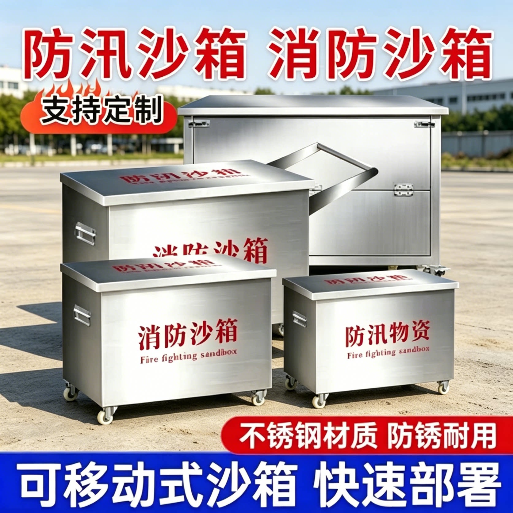 可移动消防沙箱居安消防批发价