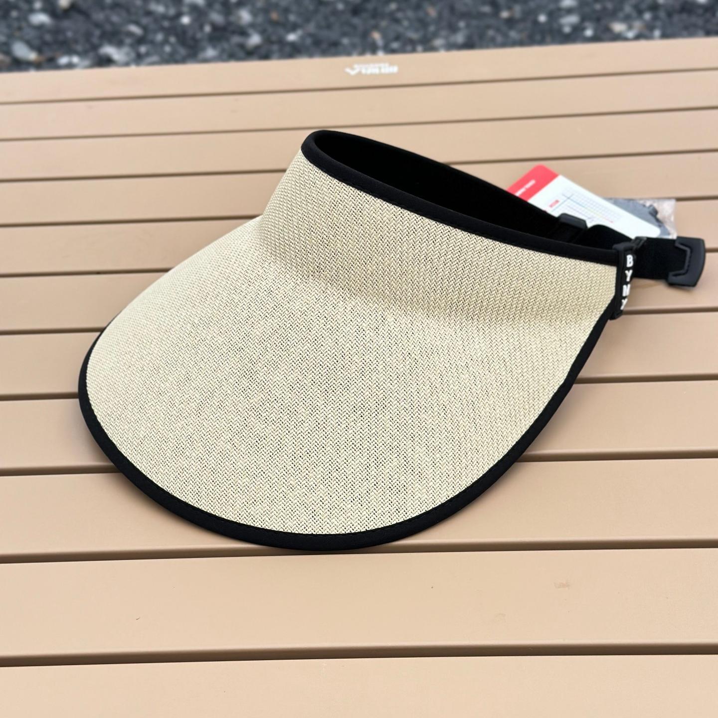 夏季女空顶大檐防晒遮阳帽
