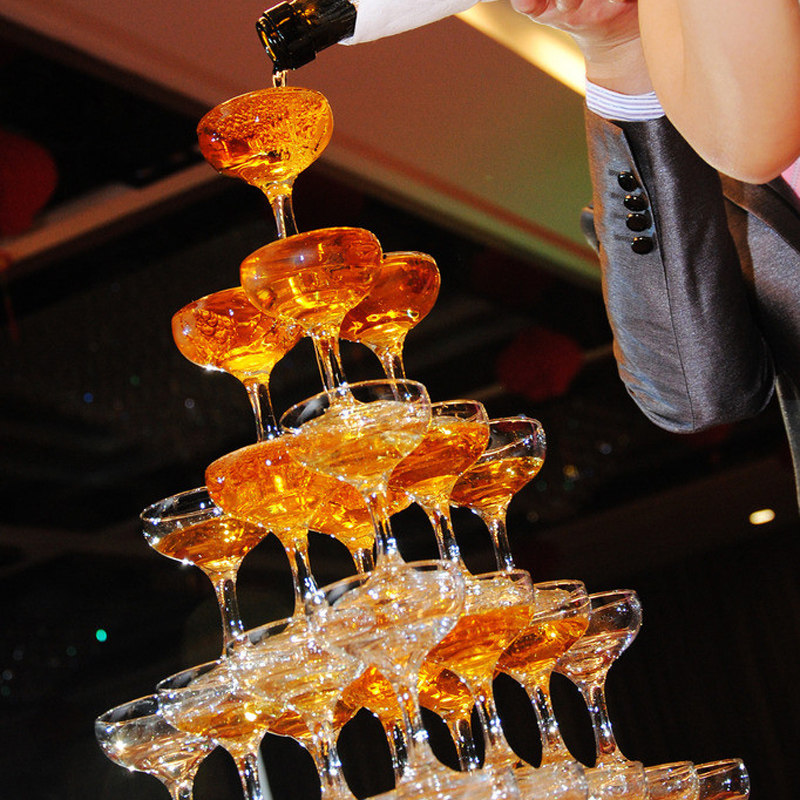 香槟塔玻璃杯香槟杯宴会酒杯婚庆公司庆功酒杯洋酒杯红酒杯香槟杯,餐饮具,玻璃杯,淘宝优惠券,粉丝福利购,淘宝优惠卷