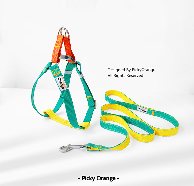 宠物狗胸背带牵引绳柯基