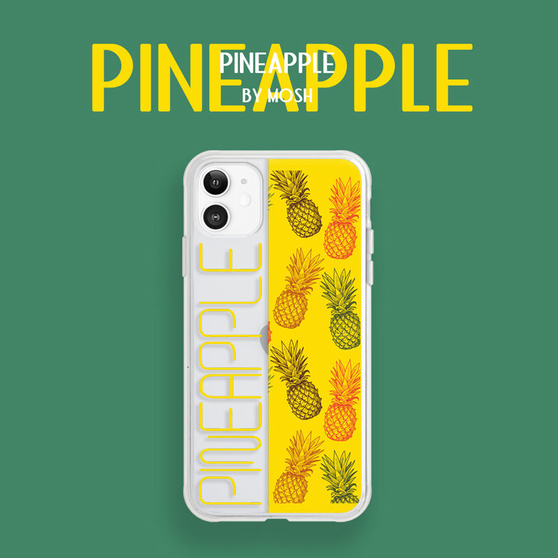 适配iphone14plus13promax苹果透明情侣潮牌原创意全包菠萝手机壳