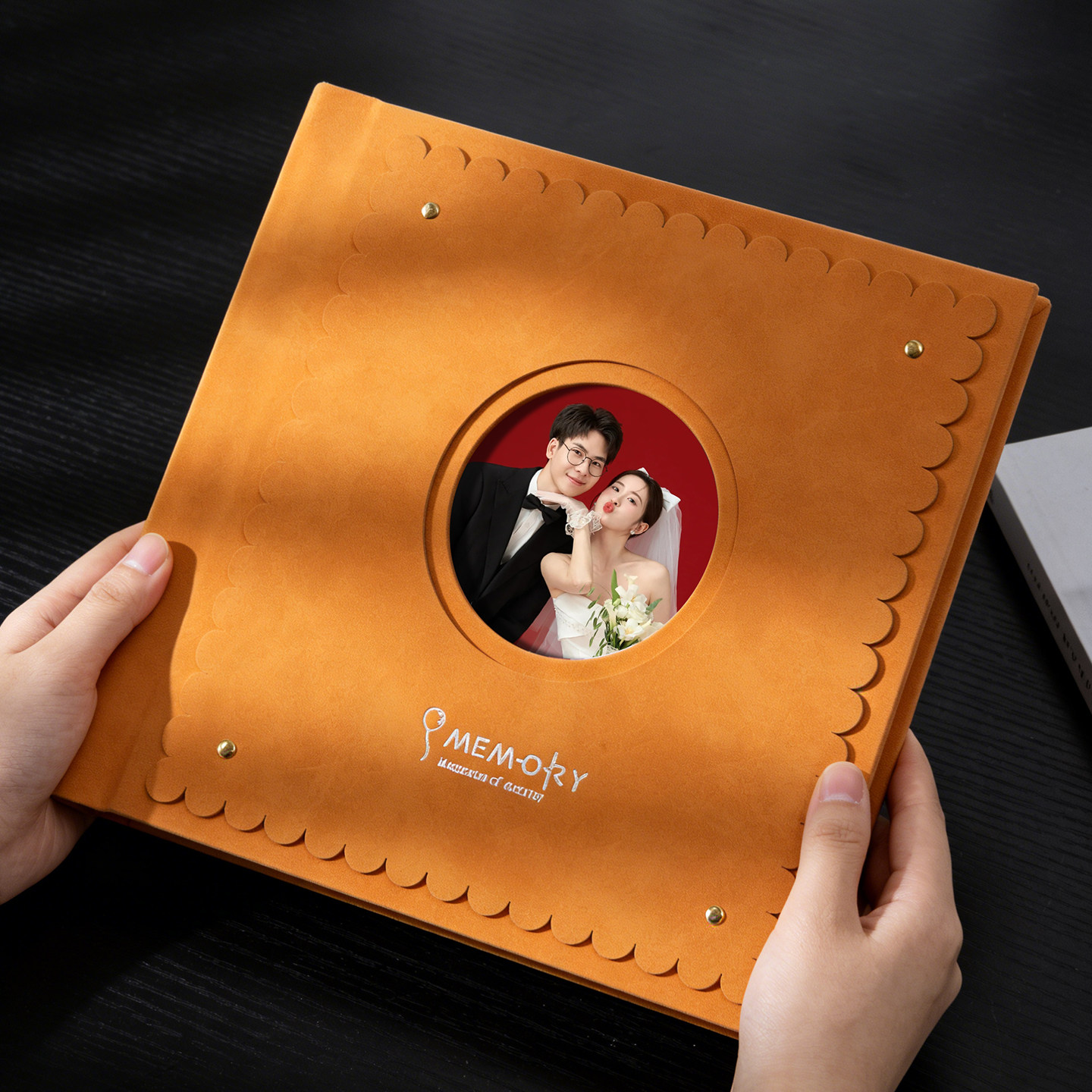 婚纱照相册本定制高级感婚礼照片书制作冲洗结婚相片打印成纪念册