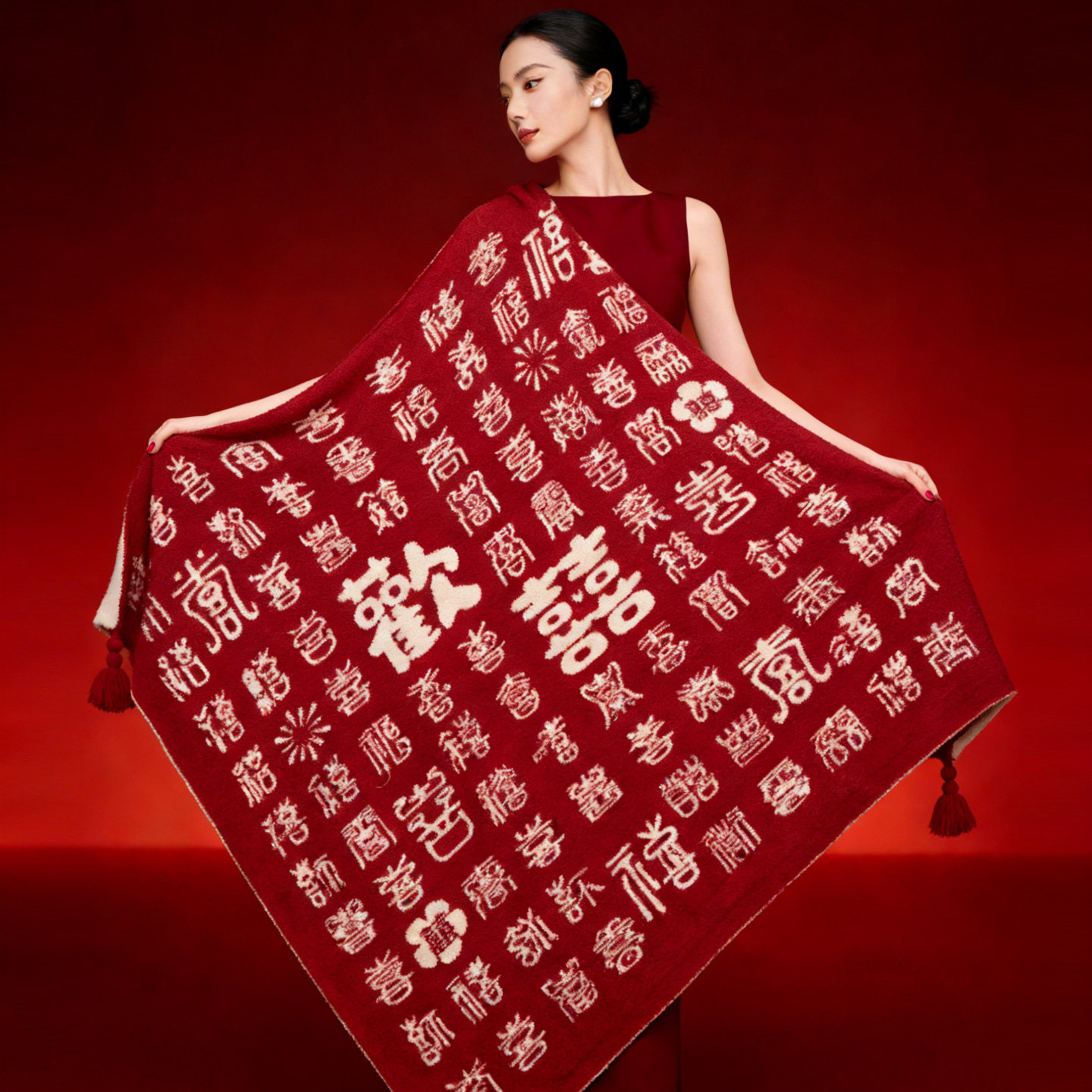 百喜毯新人结婚送新娘高级实用