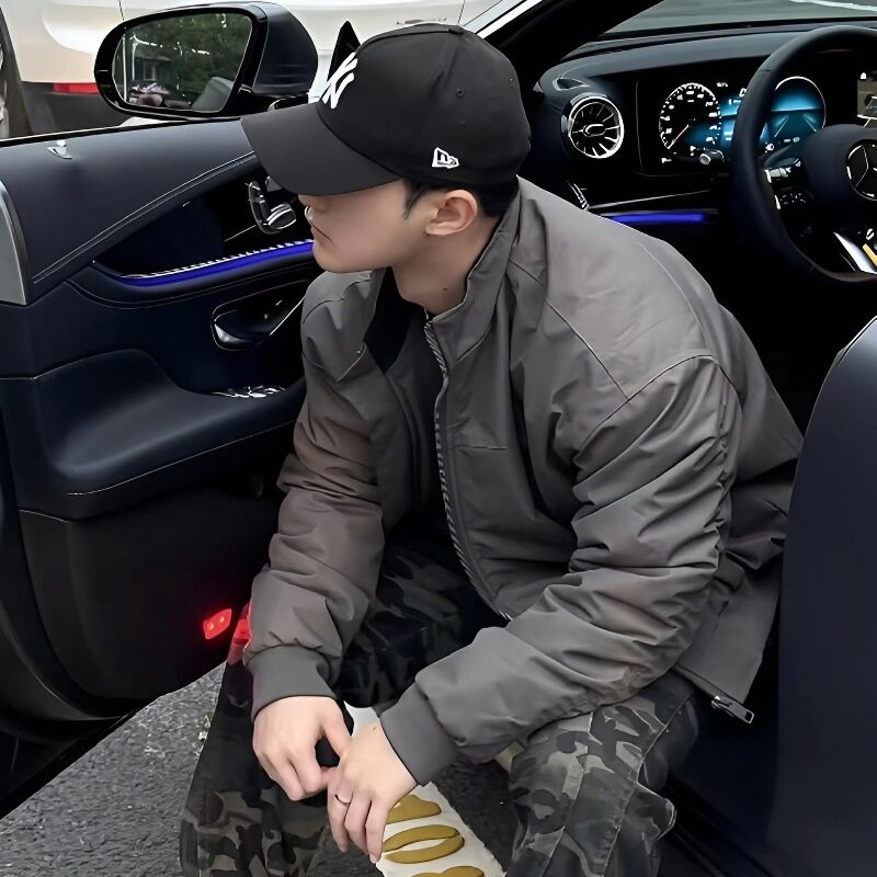 美式飞行夹克外套男款春秋三防软壳冲锋衣cleanfit立领短款棒球服