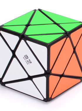 奇艺变幻金刚魔方三阶变体异形魔方 炫亮六色黑色磨砂面益智玩具