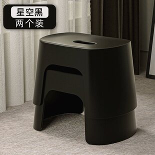 浴室小凳子家用防滑矮凳子结实成人塑料加厚大人结实喂奶踩脚凳板