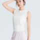 春夏瑜伽服背心运动罩衫 T恤健身服女 轻薄透气天丝莱赛尔宽松无袖