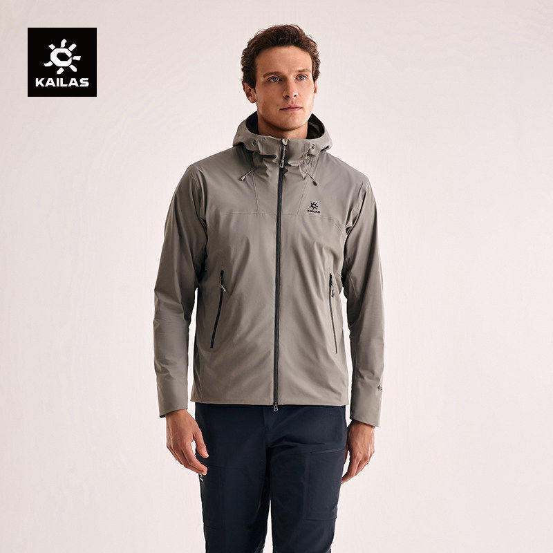KAILAS凯乐石雷鸟LT连帽软壳衣GTX轻量防泼户外登山徒步男防风衣