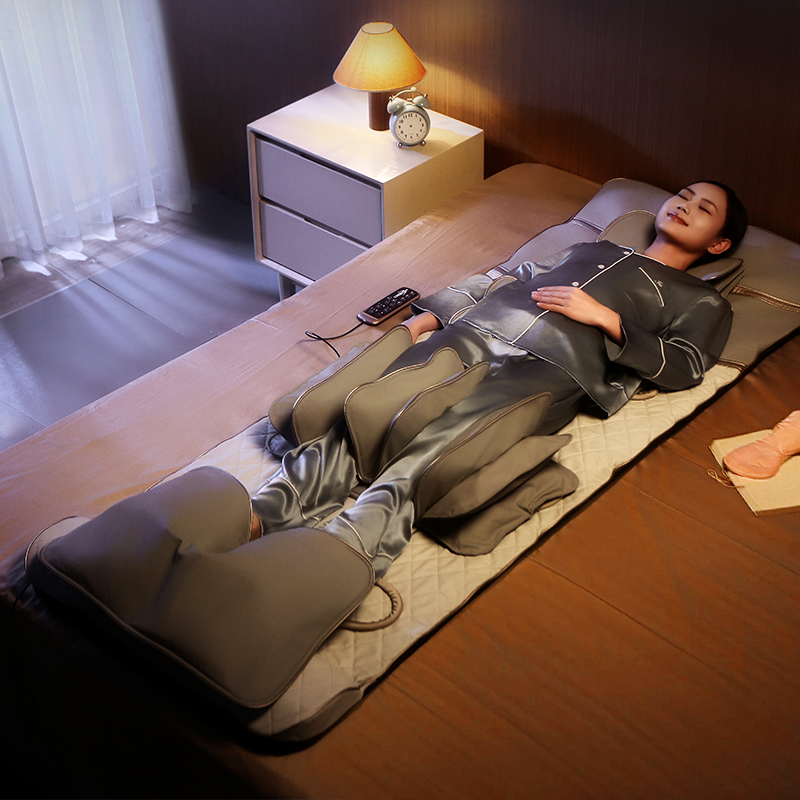 日本VCL威仕力501折叠按摩椅气流按摩垫靠垫老人床垫拉伸按摩器