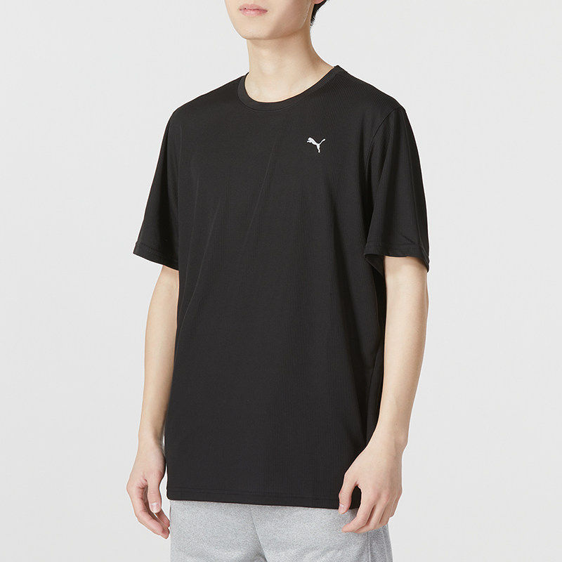 Puma彪马男服PERFORMANCE时尚短袖T恤简约运动休闲服圆领通勤服