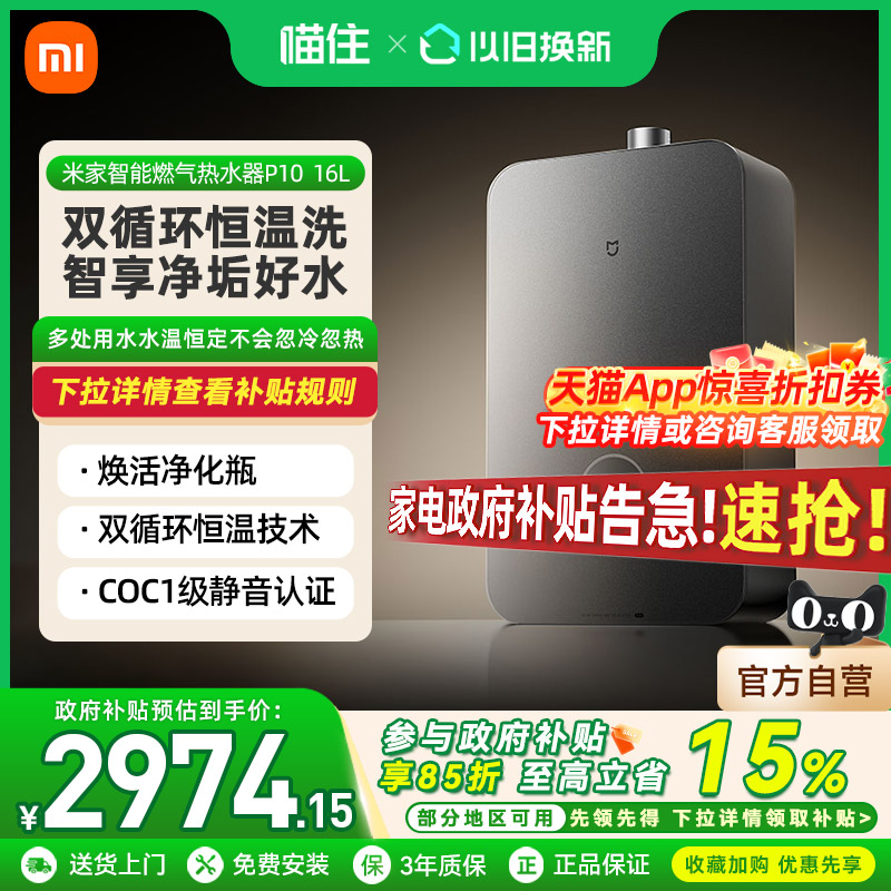 小米米家燃气热水器16LP10