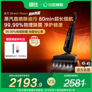 Steam 添可洗地机躺平0缠毛蒸汽吸洗拖Stretch 至高补贴15%
