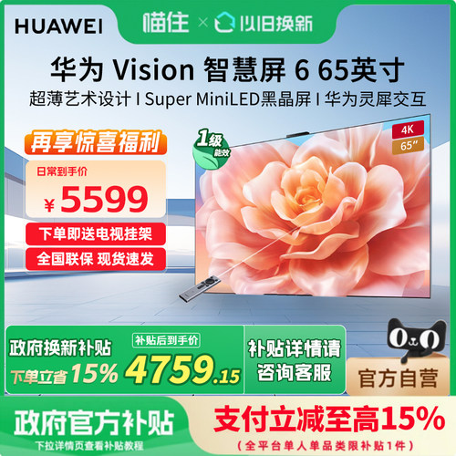 华为Vision6MiniLED黑晶屏超薄