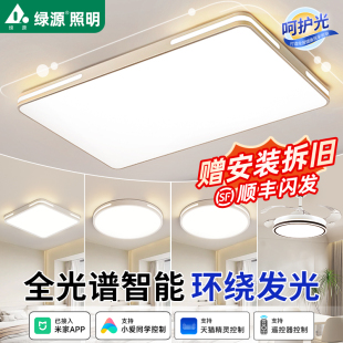 led吸頂燈現代簡約大氣全屋燈具18 綠源護眼智能客廳主燈2025新款