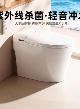 惠达全智能马桶无水压限制全自动一体机坐便器妇洗泡沫盾虹吸F90