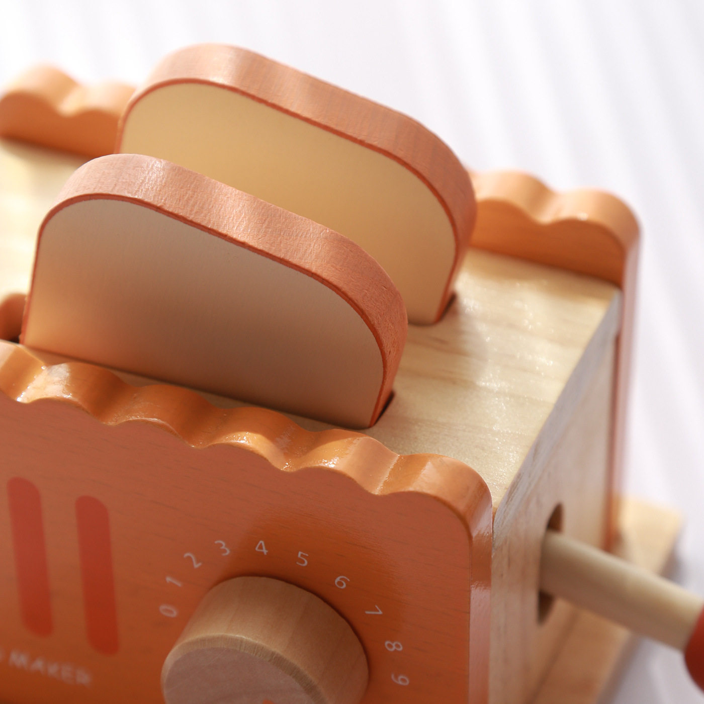 儿童过家家实木面包机汉堡蔬菜叠叠高吐司早餐制造男女孩子玩具