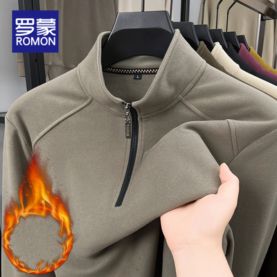 罗蒙防风保暖套头卫衣