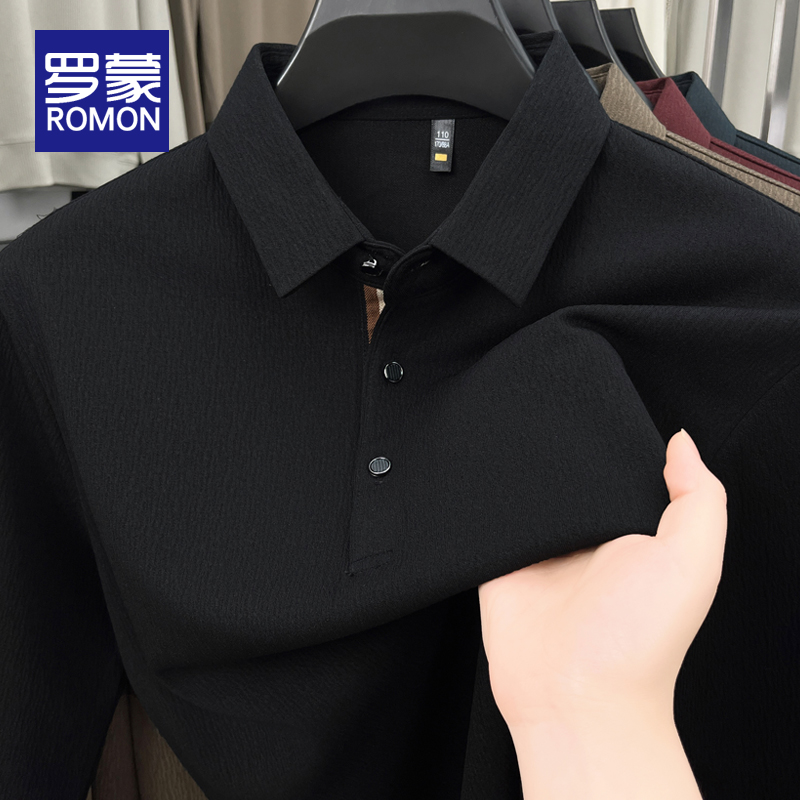 罗蒙翻领POLO衫2024新款